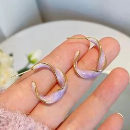 Adornity Women Purple Earrings-19