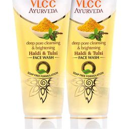VLCC Ayurveda Deep Pore Cleansing Haldi & Tulsi Face Wash - Pack of 2-27