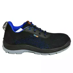 HIGHLITE Steel Toe Safety Shoes Double Density PU Sole Black & Blue UK 11, HL-2103 DD-image-61