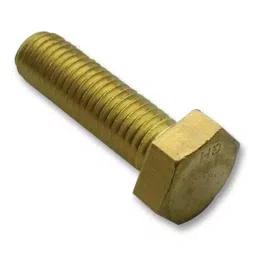 TR FASTENINGS HEX SET, BRASS, M5X10, PK100, M510 HHBRSCS100- (Pack of 100 Pcs)-31