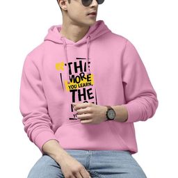WOOSTRO Men Typography Printed Hooded Sweatshirt-image-10