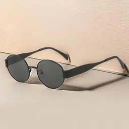 AUGEN Unisex UV Protected Lens Round Sunglasses VI-SG-216B-C1-52