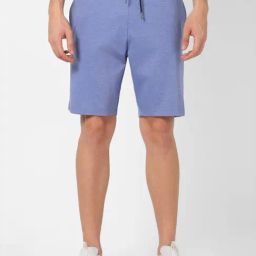 Van Heusen Flex Blue Regular Fit Printed Shorts-image-30