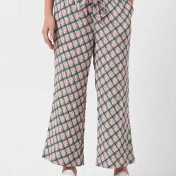 VERO MODA GIRL Multicolor Checks Pants-image-9
