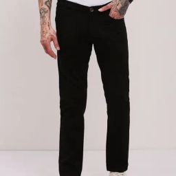 Showoff Black Cotton Slim Fit Jeans-image-99