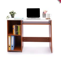 Green Soul Murray Engineered Wood Study Table in Natural Teak-picture-1