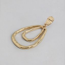 Forever New Gold-Plated Contemporary Drop Earrings image 2