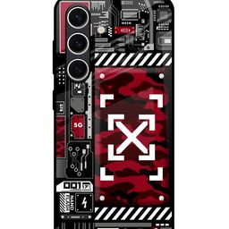 QRIOH Geometric Printed Samsung Galaxy S24 FE 5G Back Case Mobile Accessories-picture-13