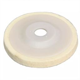 Ultra Touch 4 inch White Wool Fiber Disc 12 mm Thickness-image-15