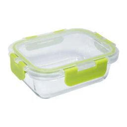 Corelle Pyrex Eco Clean Green Glass Snap Container (0.38 L)-35