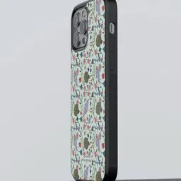 macmerise Floral Printed iPhone 13 Pro Back Case Mobile Accessories-image-45
