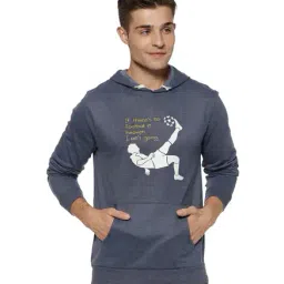 Campus Sutra Blue Full Sleeves Hoodie-picture-43