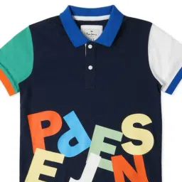 Pepe Jeans Kids Multicolor Printed Polo T-Shirt-image-55