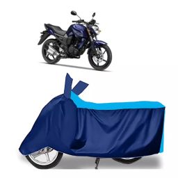 Auto Pearl Two Wheeler Cover for Yamaha FZ - Cyan, Blue-image-53