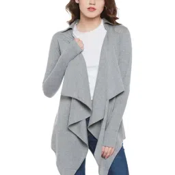 Hypernation Grey Cotton Shrug-56