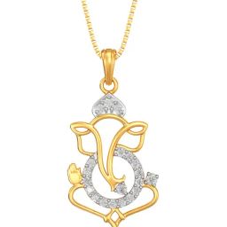 Joyalukkas 18k Gold & Diamond Pendant with Chain-image-37