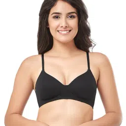 Every De by Amante Black Padded Non Wired Full Coverage Bra-image-23