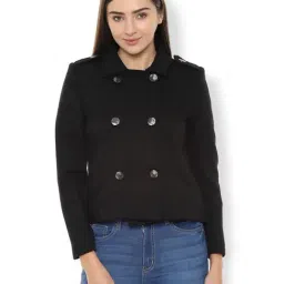 Van Heusen Black Textured Jacket-image-38