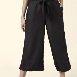 Akkriti by Pantaloons Black Mid Rise Culottes-image-92