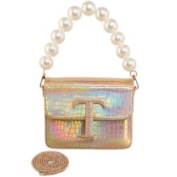 Esbeda Golden Textured Small Sling Handbag-image-66