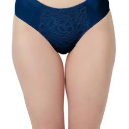 Soie Blue Lace Work Hipster Panty-picture-31