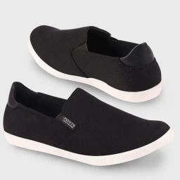 Fausto Men's Black Plimsolls-image-69