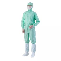 AS ONE Foreign Matter Contamination Measures Coverall Clothes AS1401 Unisex LL Size Green, 4-2327-04-picture-16