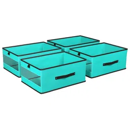 Kuber Industries Green Set of 4 Regular Multi-Utility Organisers image 2
