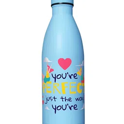 Speedex Blue Printed Single Stainless Steel Double Wall Vacuum Water Bottle 500ML-image-8