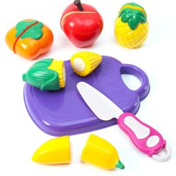 Masha and The Bear Mini Fruit Set 1 Pack of 7 - Muticolor-23