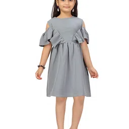 BAESD Cold-Shoulder Fit & Flare Dress-picture-25