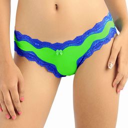 Candyskin Women Green Lace Thongs-image-37