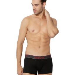 Van Heusen Black Cotton Regular Fit Trunks-image-48