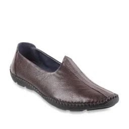 Mochi Men's Dark Brown Casual Slip-Ons-image-74