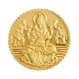 Bangalore Refinery Goddess Lakshmi 24k (999) 1gm Gold Coin-image-51