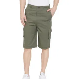 Hypernation Green Regular Fit Shorts-picture-40