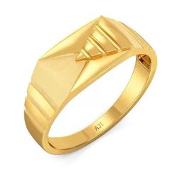 Joyalukkas Yuva Collection Masculine Designer 22k Gold Casual Ring for Men-image-54