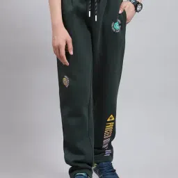 Monte Carlo Kids Green Printed Trackpants-picture-31
