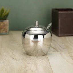 Sumeet Silver Stainless Steel 1 Apple shape Ghee Pot-18