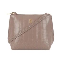 Baggit Grey Textured Small Cross Body Bag-image-38