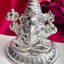 Arte Jewels 925 Sterling Silver Ganesh Divine Idol for Unisex-image-11