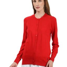 Monte Carlo Red Full Sleeves Cardigan-picture-15