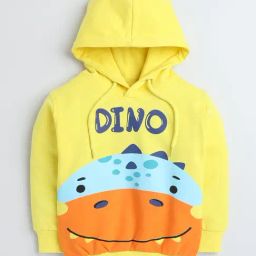 Bumzee Kids Yellow Printed Full Sleeves Sweatshirt-image-32