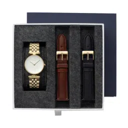 Nordgreen UN32GOXX5LGOLEBLLEBR Unika Analog Watch for Women with Strap Set Combo-image-87