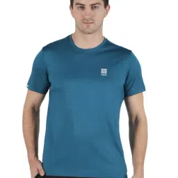 Rock.it Blue Round Neck Sports T-Shirt-image-12