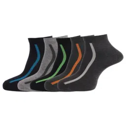 Dollar Multi Cotton Self Pattern Socks - Pack of 5-image-74