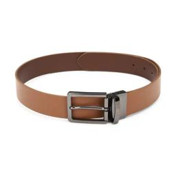 Peter England Tan & Brown Reversible Leather Belt for Men-image-97