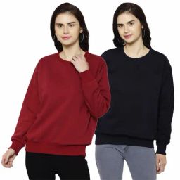 Vimal Jonney Maroon & Navy Round Neck Pullover - Pack of 2-picture-10