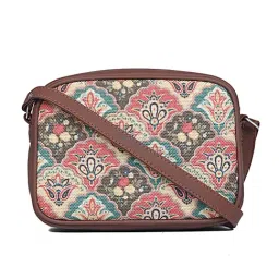 ZOUK Multicolor Printed Small Cross Body Bag-98