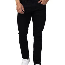 Spykar Black Super Slim Fit Stretchable Jeans-image-69